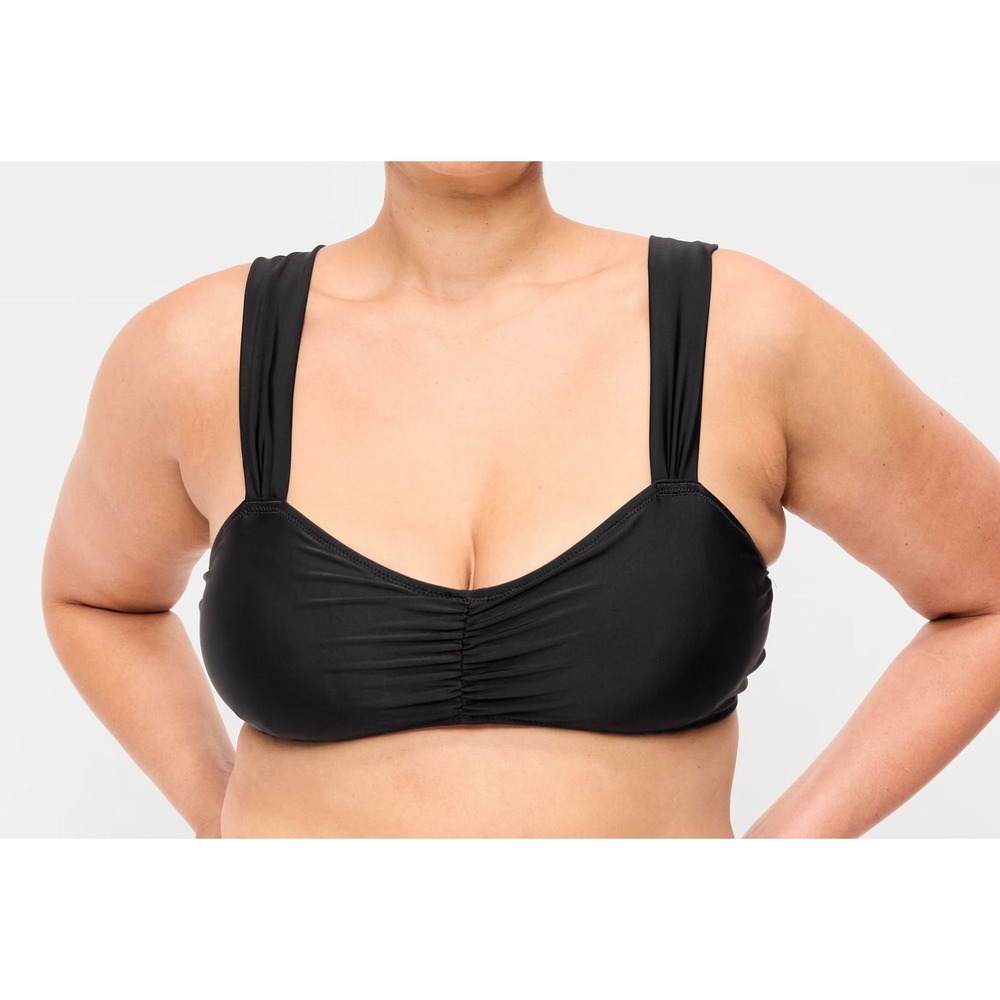 Old Navy Women's Cinched Swim Top #861836 - Black - Size 4X